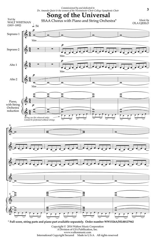 Song of the Universal